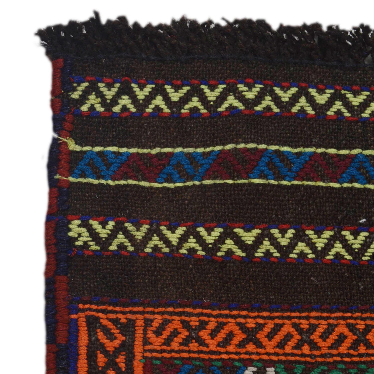 Multi Flat Weave Kilim Runner 2' 3" x 7' 3" (ft) - No. B35891