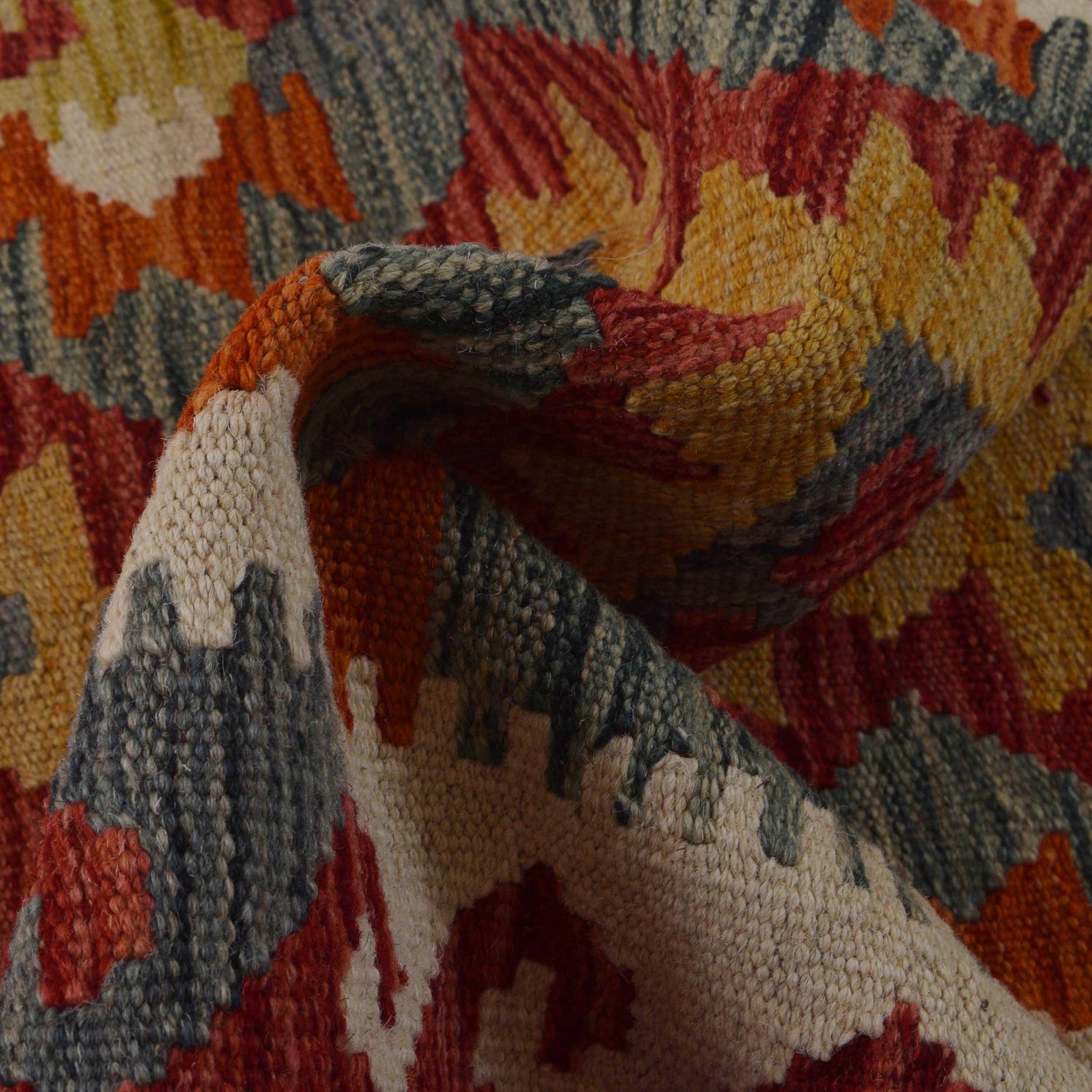 Vegetable Kelim Runner 1' 8" x 4' 8" (ft)- No. B35917