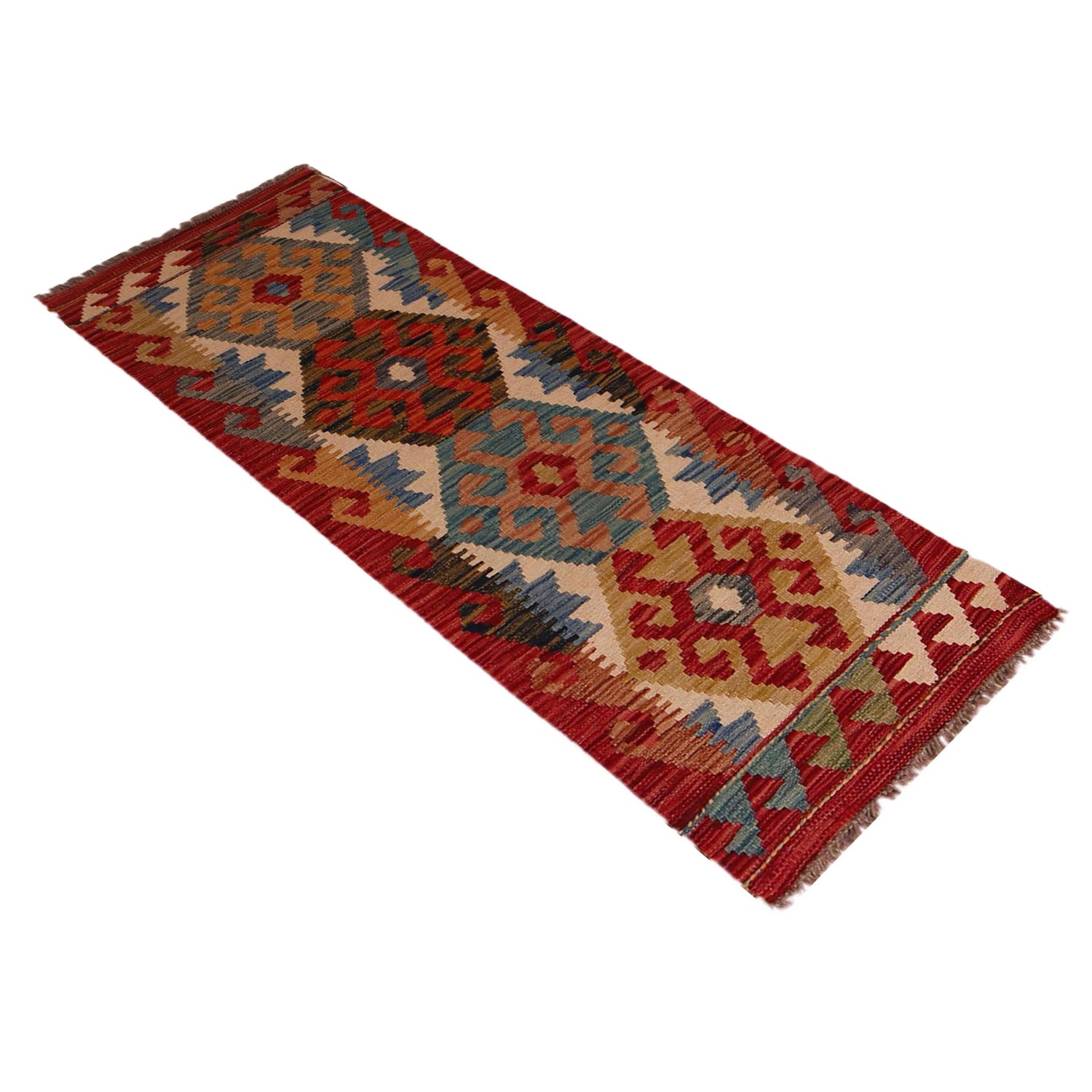 Vegetable Kilim Runner 1' 7" x 4' 11" (ft)- No. B35918