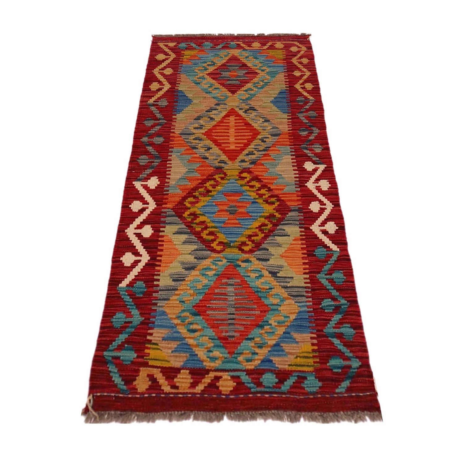Vegetable Kilim Runner 1' 11" x 4' 11" (ft)- No. B35921