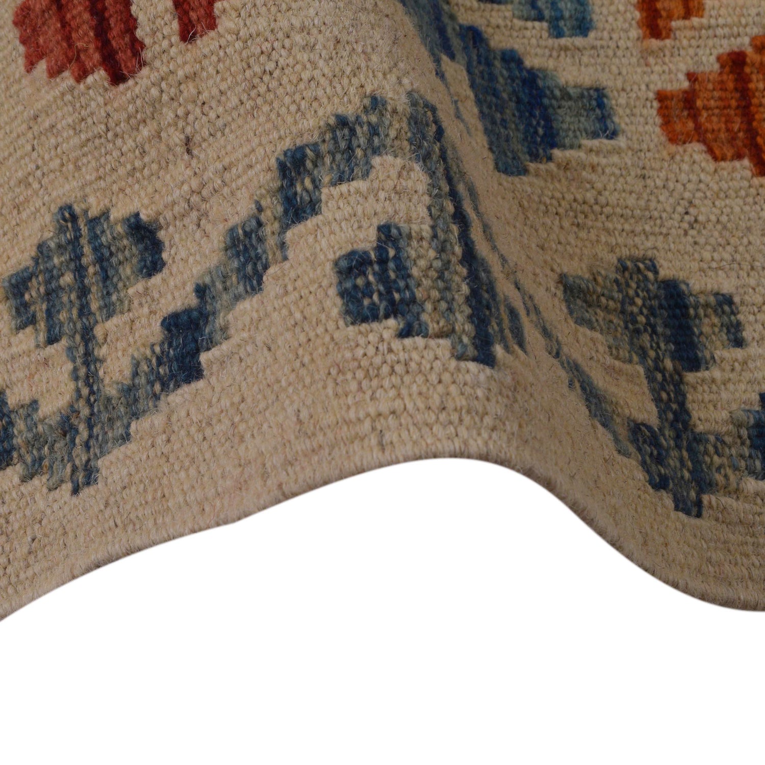 Handmade Vegetable Kilim 5' 11" x 7' 11" (ft) - No. B35922