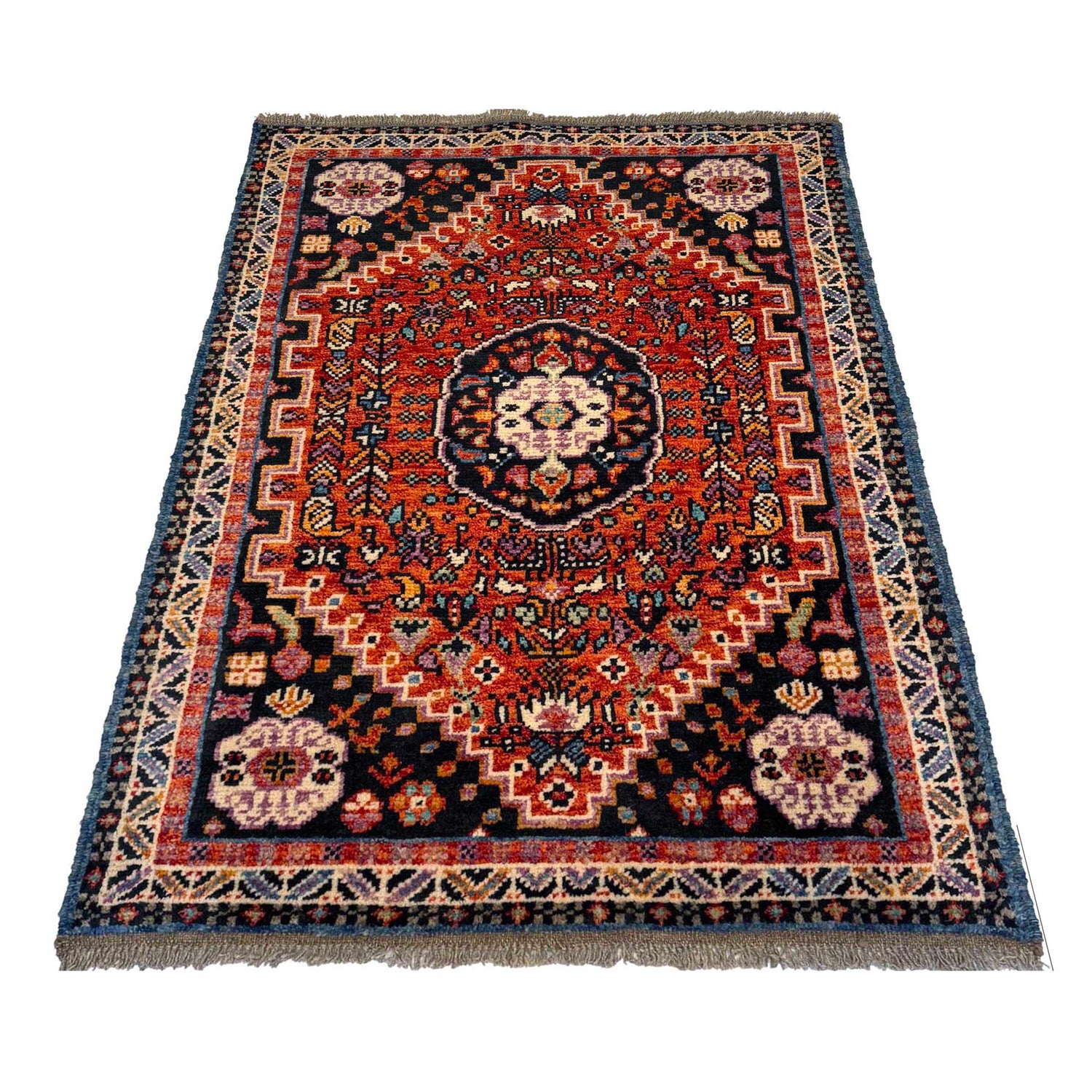Multi Shirazi Rug 3' 1" x 4' 9" (ft) - No. B36517