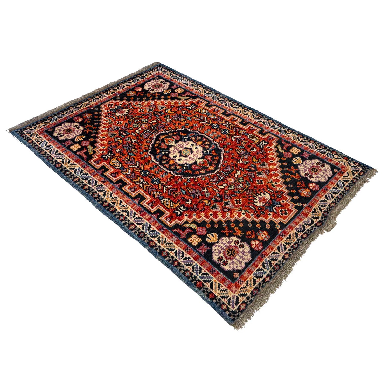 Multi Shirazi Rug 3' 1" x 4' 9" (ft) - No. B36517