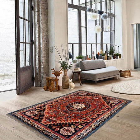 Multi Shirazi Rug 3' 1" x 4' 9" (ft) - No. B36517