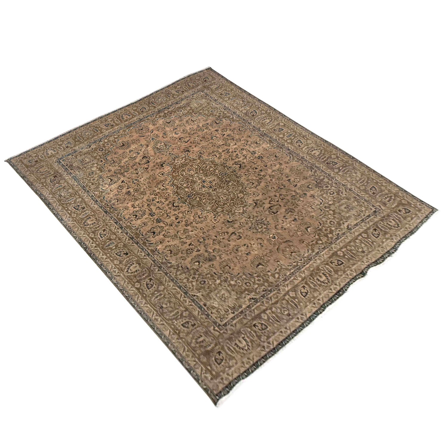 Floral Design Carpet 9' 6" x 12' 3" (ft) - No. B39595a