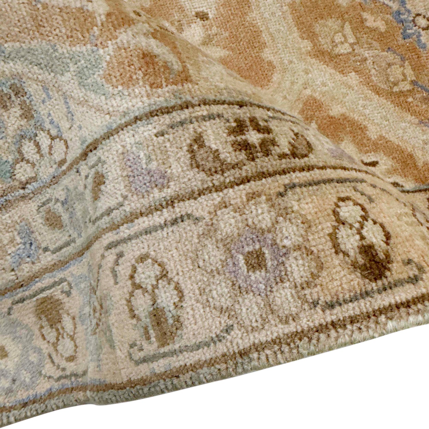 Floral Design Carpet 6' 9" x 10' 6" (ft) - No. B39596a