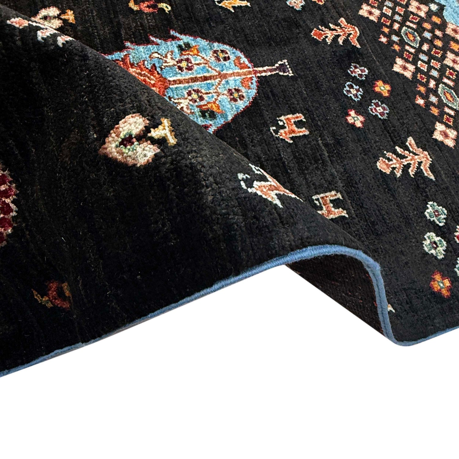 Handmade Tree of Life Rug 6' 5" x 10' 0" (ft) - No. B39602