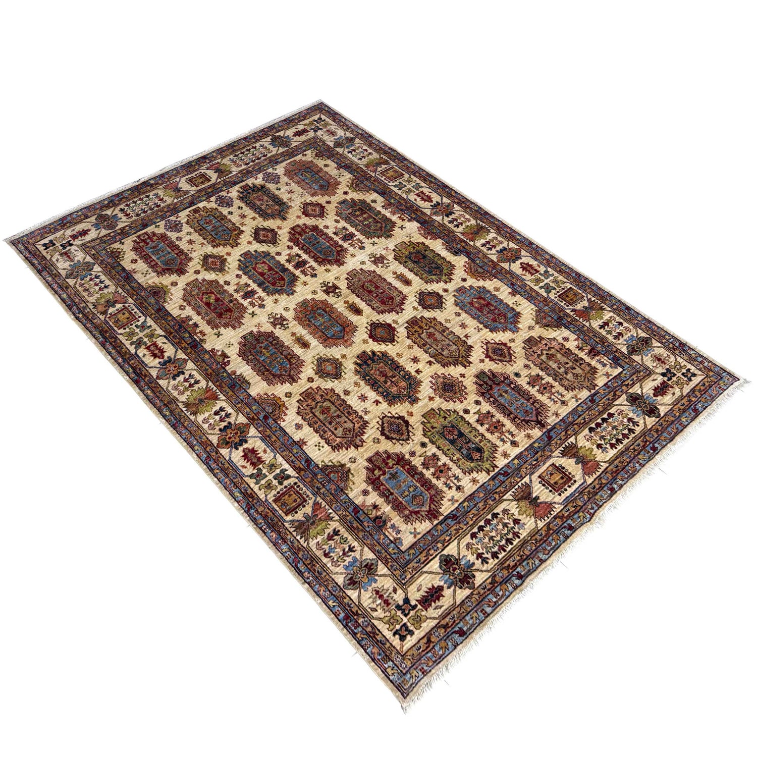 Authentic Waziri Rug 6' 8" x 9' 5" (ft) - No. B39603