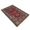 Fine Kazak Carpet 4' 0" x 5' 11" (ft) - No. B39604