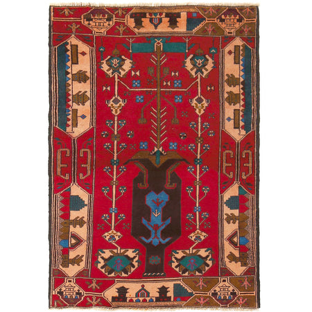 Baluch Small Size Rug 2' 8 x 4' 8 (ft) - No. G15434