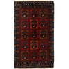 Red Baluchi Rug 2' 6 x 4' 4 (ft) - No. G15636