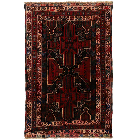 Baluch Small Size Rug 3' 0 x 4' 7 (ft) - No. G15638