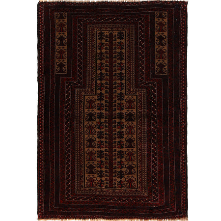 Prayer Rug 2' 9 x 4' 5 (ft) - No. G16610