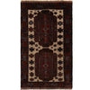 Hand Knotted Baluchi Rug 2' 8 x 4' 5 (ft) - No. G16611