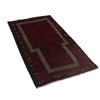 Dark Red Prayer Rug 2' 8 x 4' 4 (ft) - No. G16613