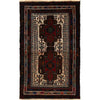 Hand Knotted Baluchi Rug 2' 8 x 4' 8 (ft) - No. G16915