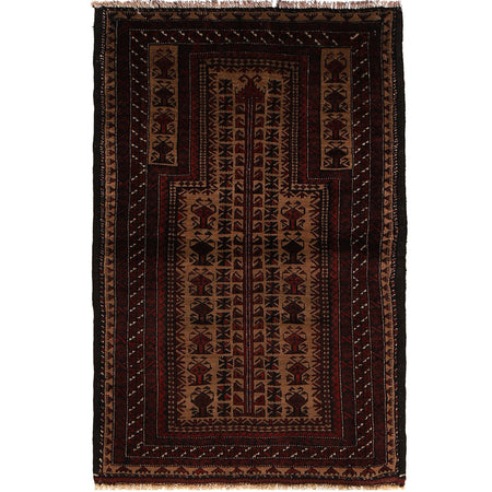 Prayer Rug 2' 4 x 3' 8 (ft) - No. G16920