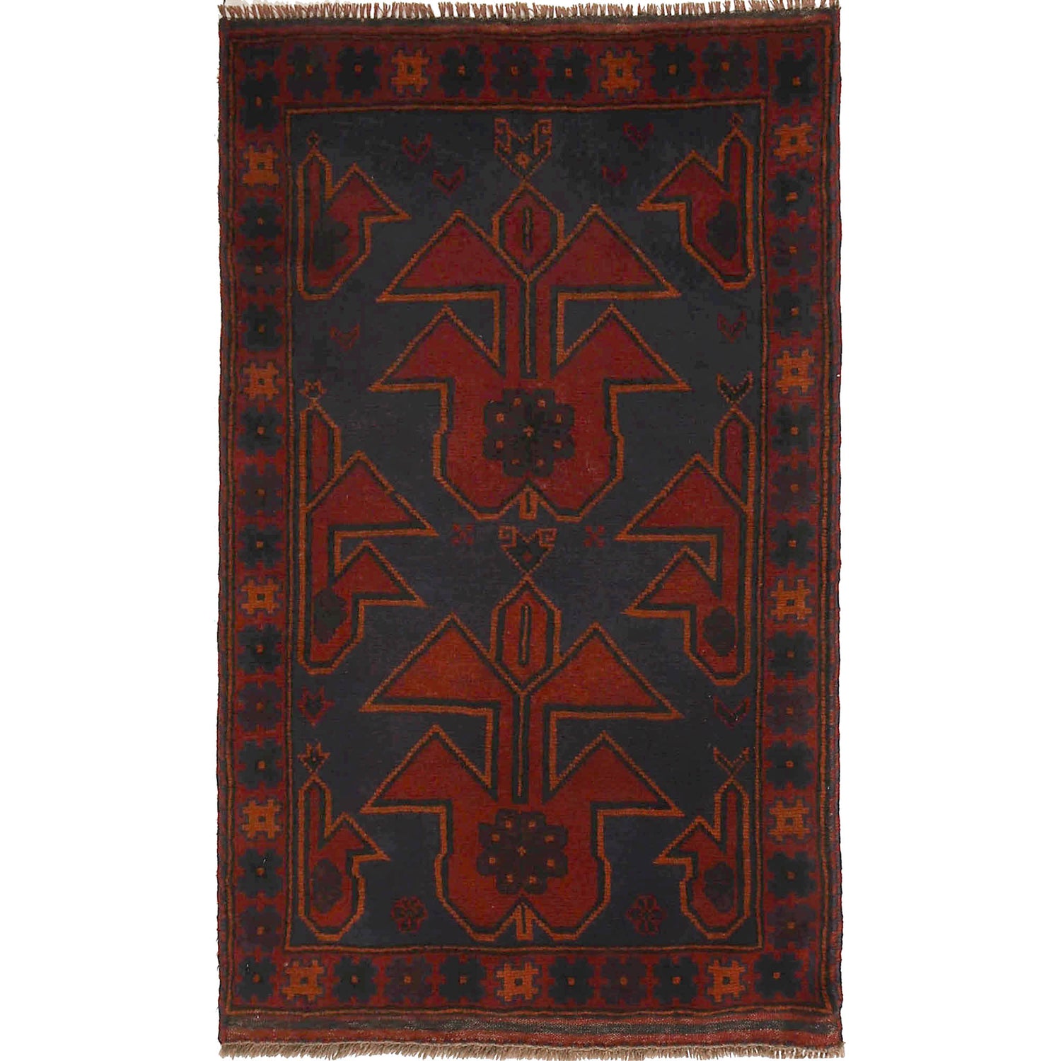 Traditional Baloch Rug 2' 9 x 4' 7 (ft) - No. G18453