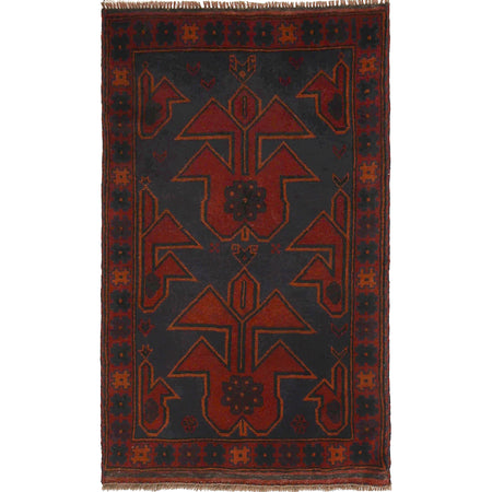 Traditional Baloch Rug 2' 9 x 4' 7 (ft) - No. G18453