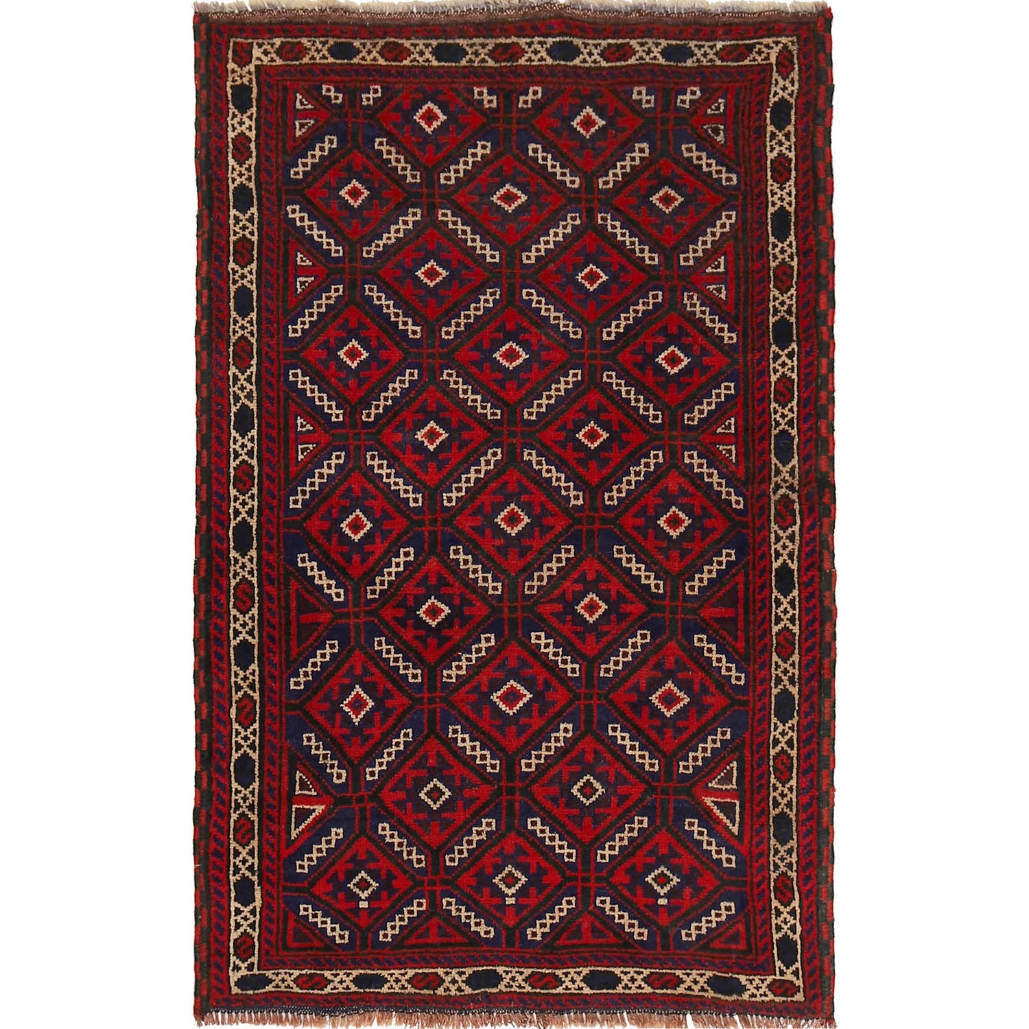 Baluch Small Size Rug 2' 7 x 4' 7 (ft) - No. G18454