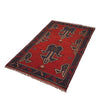 Red Color Baluchi Rug 2' 7 x 4' 2 (ft) - No. G18471