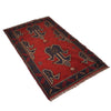 Red Color Baluchi Rug 2' 7 x 4' 2 (ft) - No. G18471