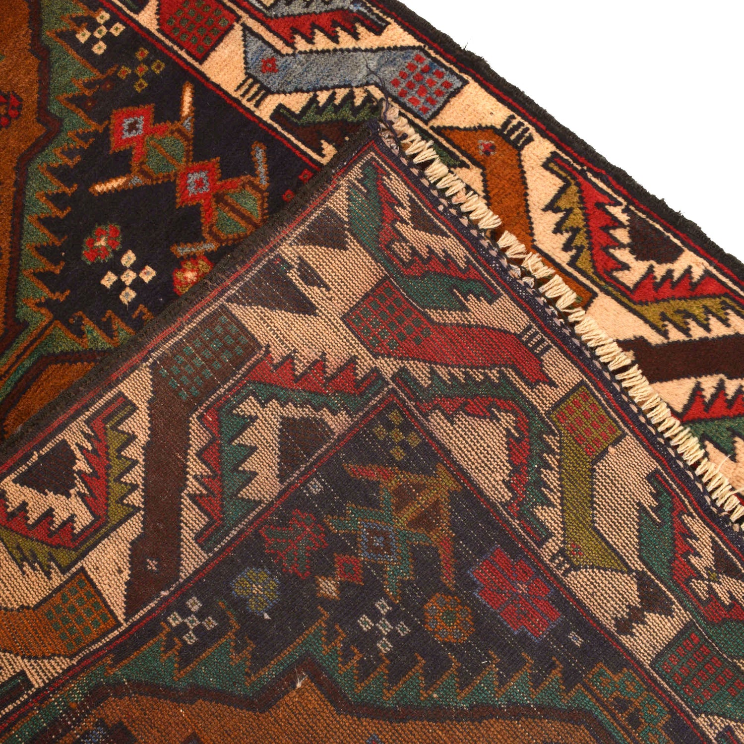 Tribal Baloch Rug 2' 5 x 4' 4 (ft) - No. G18818