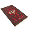 Hand Knotted Baluchi Rug 2' 9 x 4' 5 (ft) - No. G18823