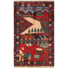 Handmade Village Design Rug 3' 1" x 4' 11" (ft)- No. G18890