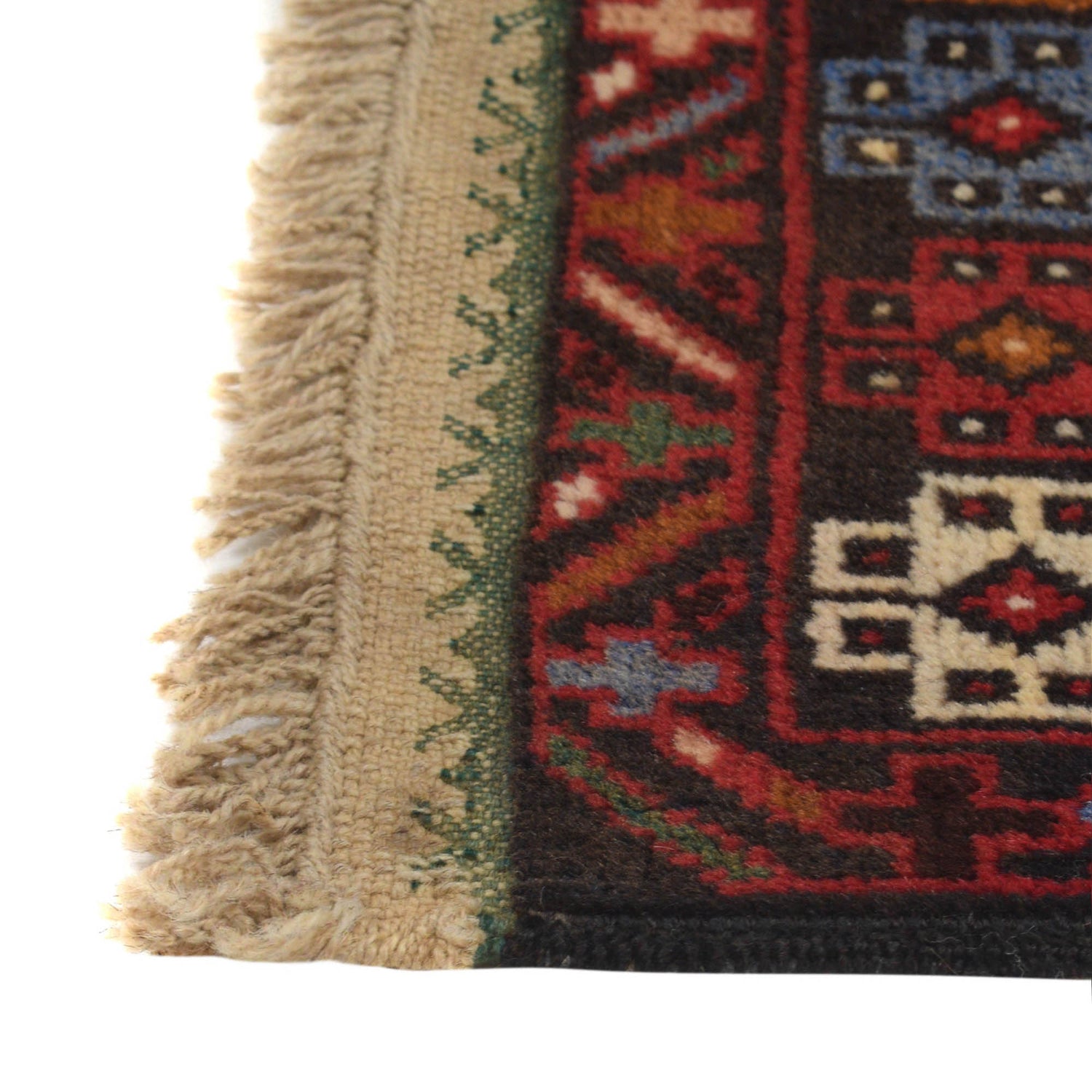 Handmade Village Design Rug 3' 1" x 4' 11" (ft)- No. G18890