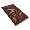 Handmade Village Design Rug 3' 1" x 4' 11" (ft)- No. G18890