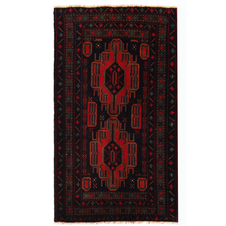 Baluchi Rug 3' 0 x 4' 8 (ft) - No. G19016