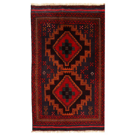 Baluchi Rug 3' 0 x 4' 5 (ft) - No. g19052
