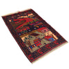 Handmade Picture Rug 2' 11" x 4' 8" (ft)- No. G19248