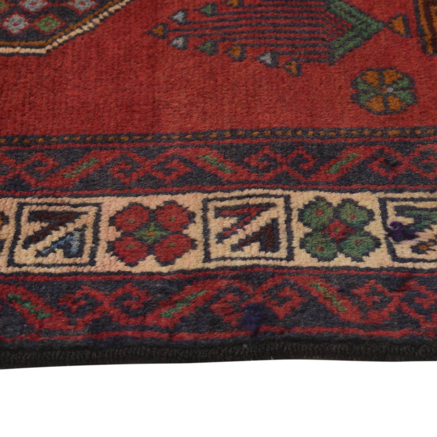Red Color Baluchi Rug 2' 8 x 4' 8 (ft) - G19320