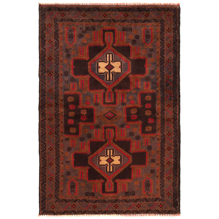 Grey Baluchi Rug 2' 9 x 4' 4 (ft) - G19329