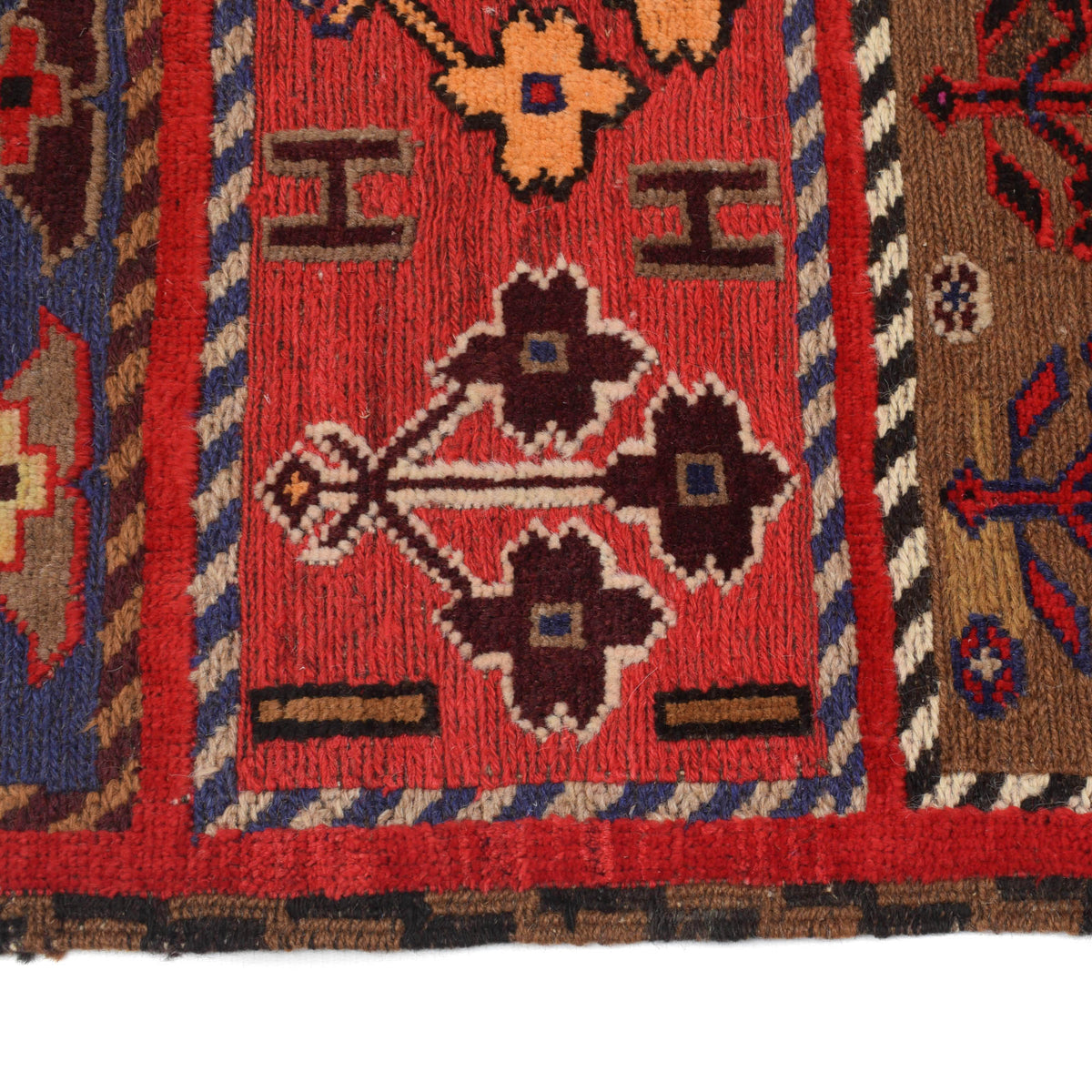 Multi Color Hand Knotted Baluchi Rug 2' 9 x 5' 0 (ft) - G19425