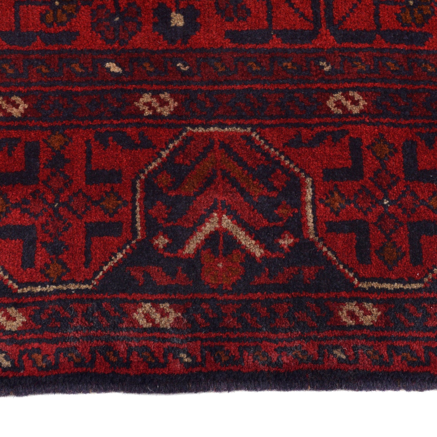 Handmade Khal Mohammadi Rug 3' 4 x 4' 9 (ft) - No. G19652
