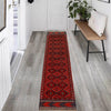 Red Mashwani Long Runner 2' 3 x 11' 3 (ft) - No.G19674