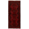 Dark Red Khal Mohammadi Runner 2' 7 x 6' 3 (ft) - No. G19794