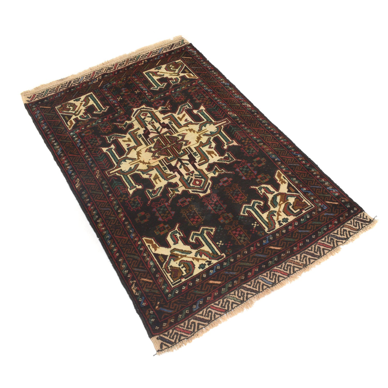 Handmade Prayer Rug 2' 6 x 4' 0 (ft) - No. G20019