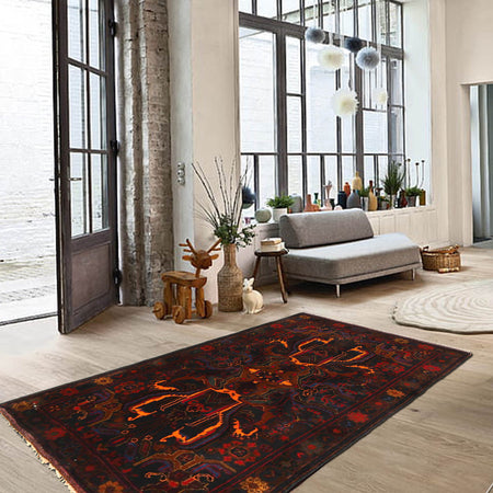 Baluchi Rug 2' 6 x 4' 4 (ft) - No. G20093