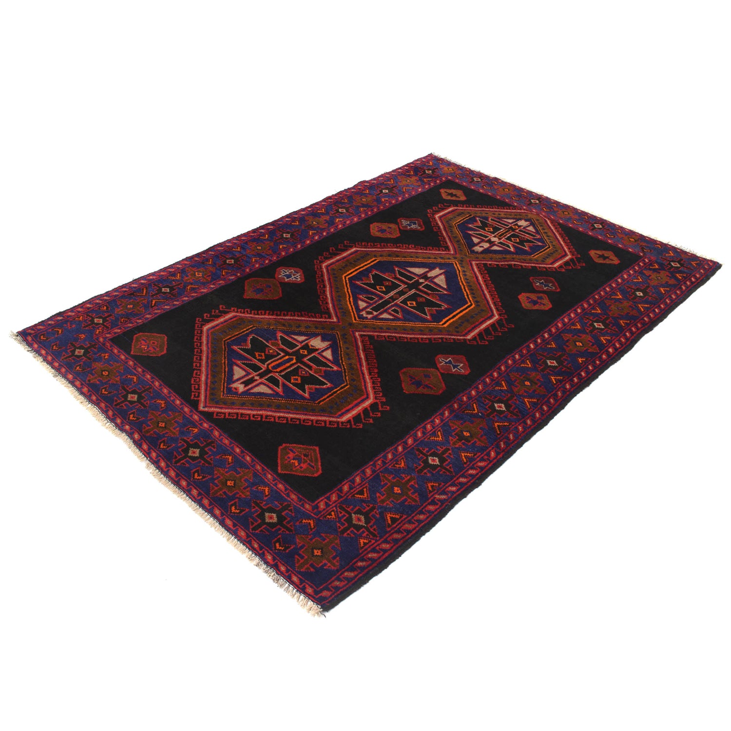 Baluchi Rug 4' 4 x 6' 6 (ft) - No. G20358