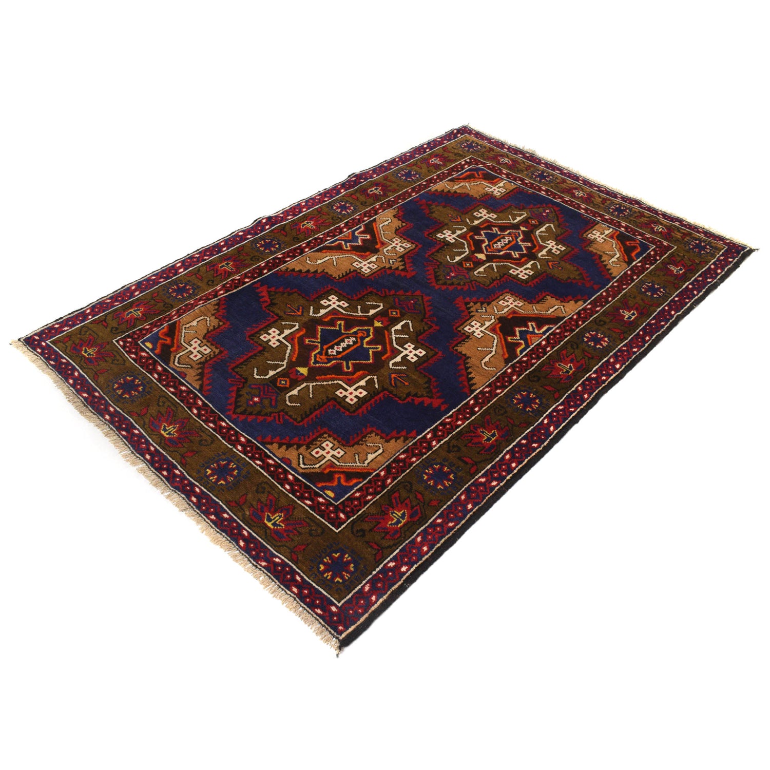 Baluchi Rug 4' 1 x 6' 1 (ft) - No. G20364