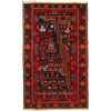 Handmade Picture Carpet 3' 11" x 6' 8" (ft)- No. G20381