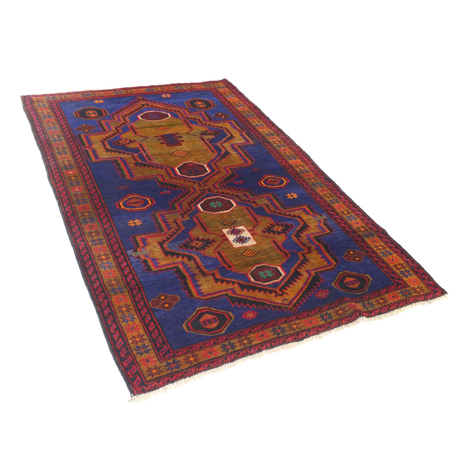 Baluchi Rug 4' 1 x 6' 4 (ft) - No. G20417