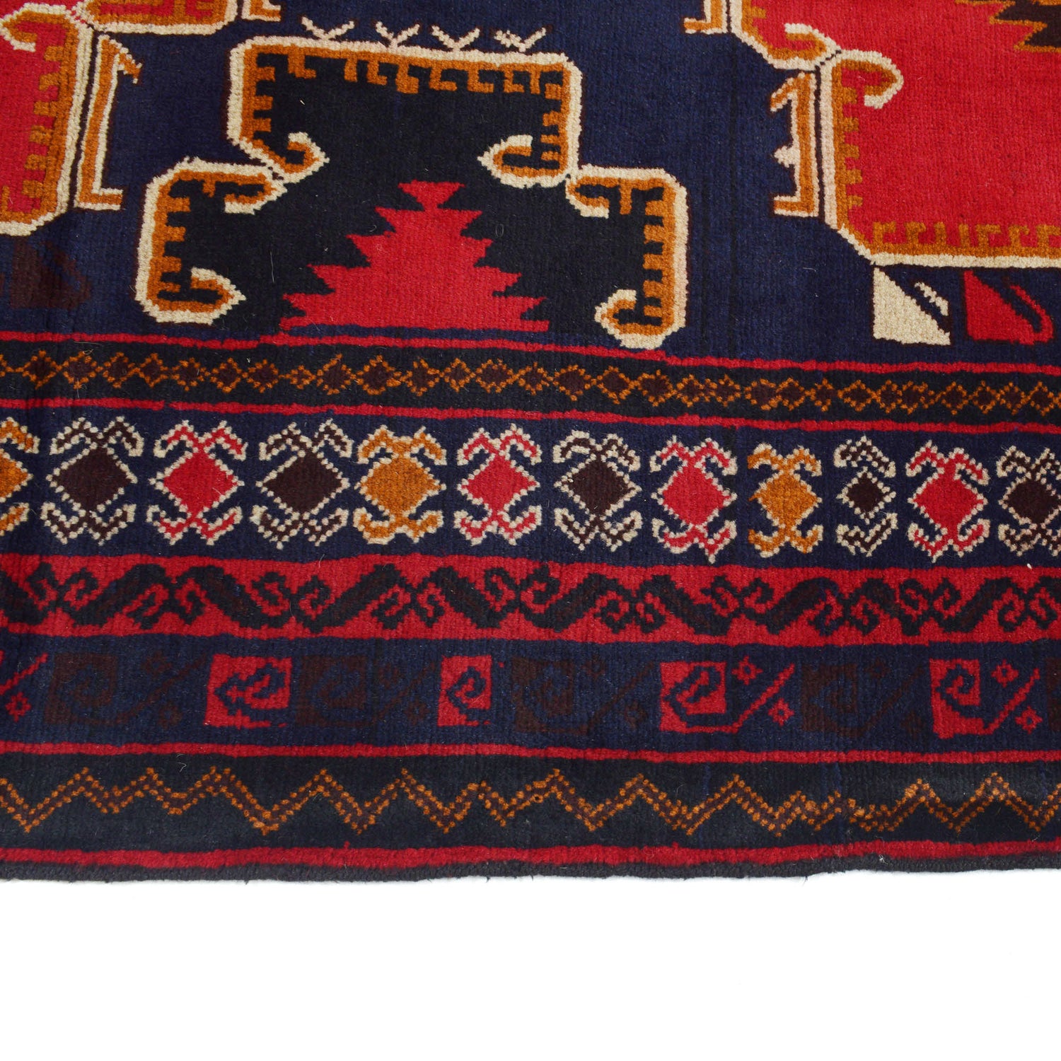 Baluchi Rug 4' 3 x 7' 2 (ft) - No. G20427