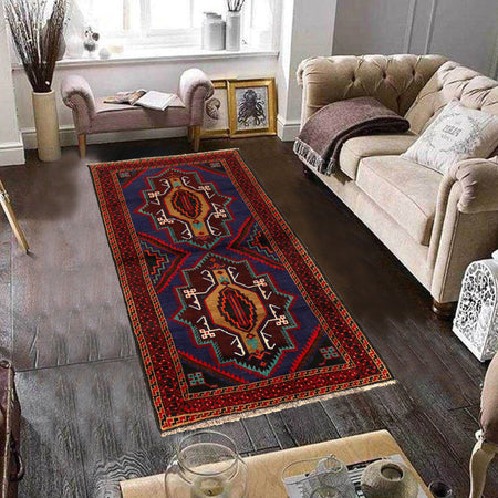 Baluchi Rug 3' 4 x 6' 1 (ft) - No. G20492