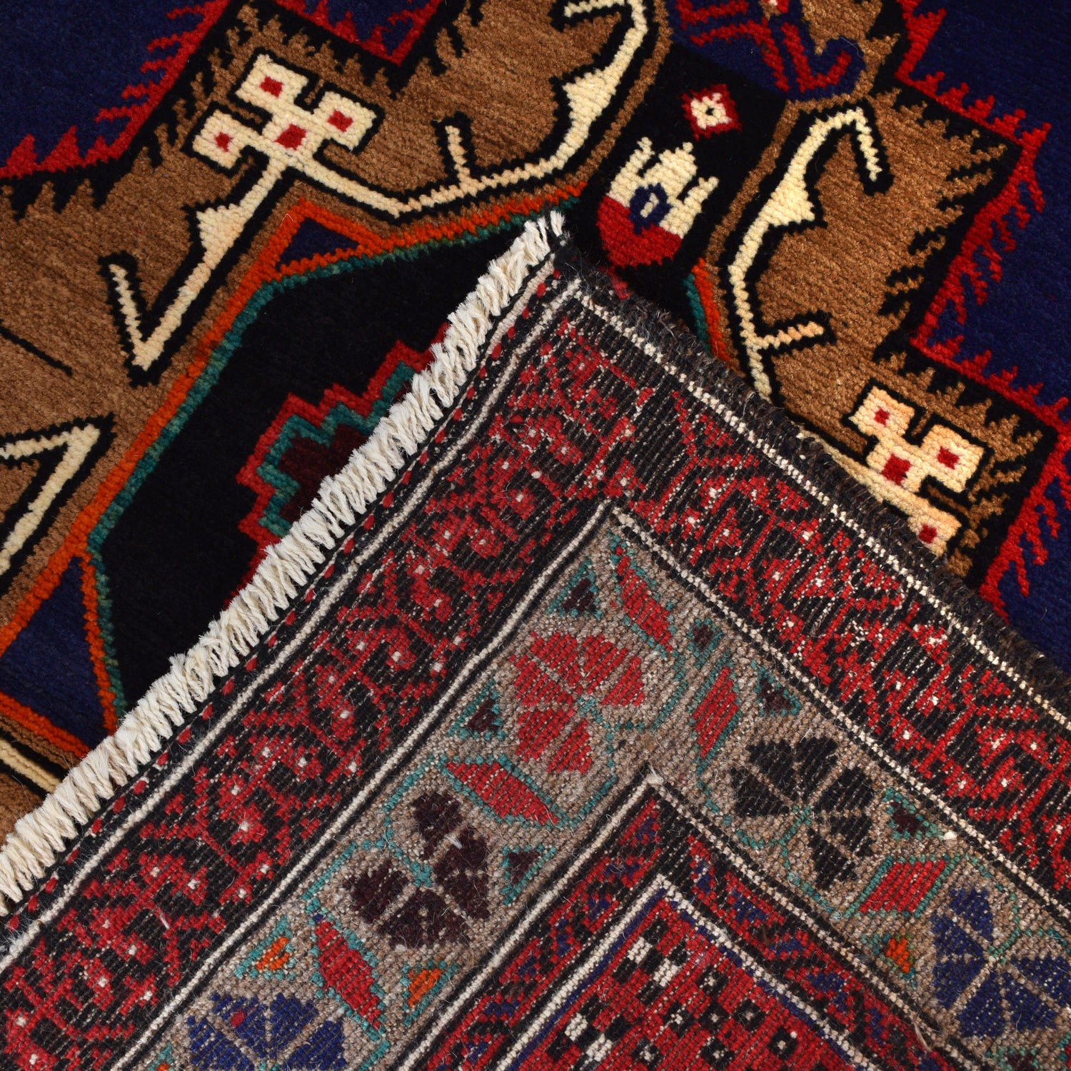 Tribal Baloch Rug 4' 2 x 6' 4 (ft) - No. G20803