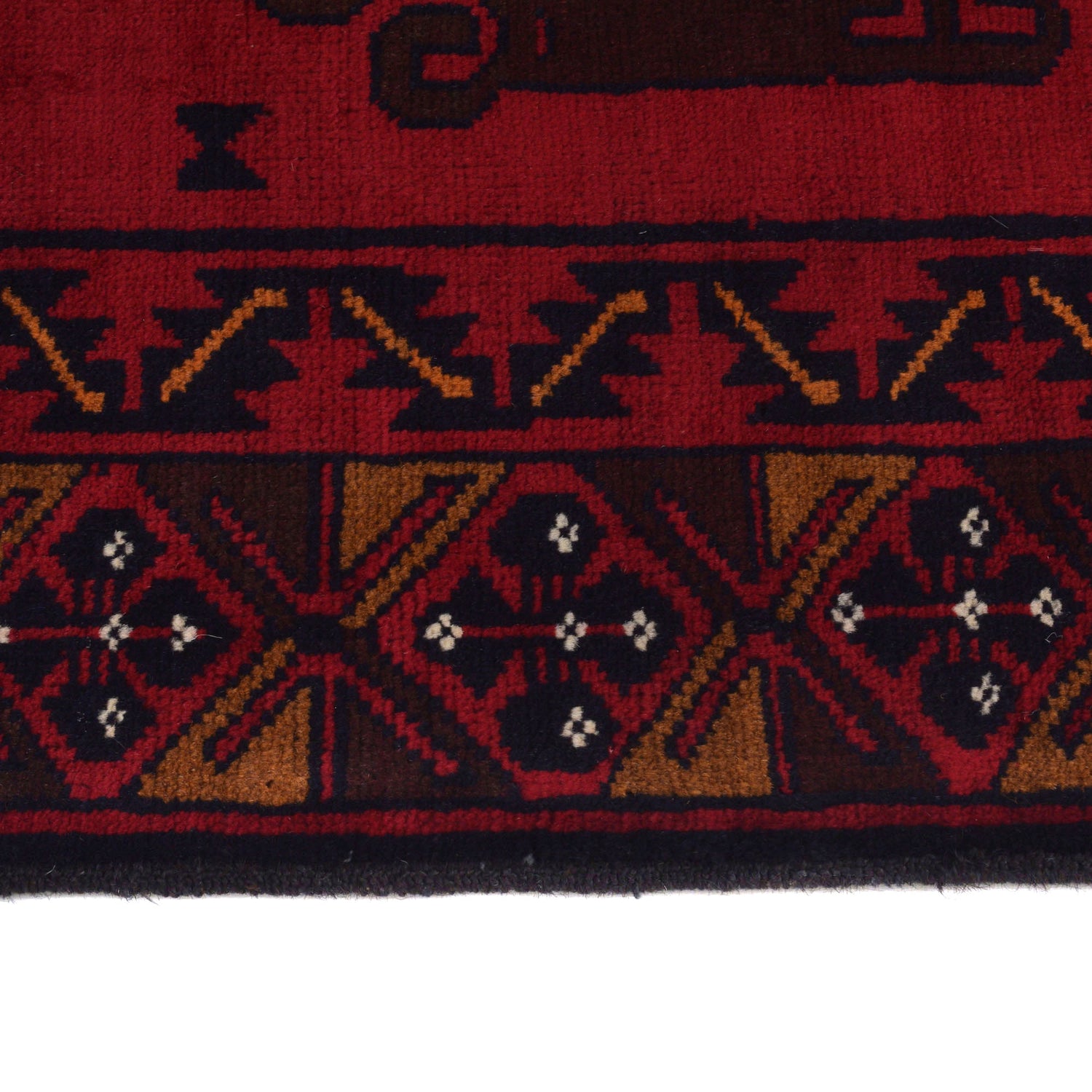 Red Baluchi Rug 4' 0 x 6' 6 (ft) - No. G21506